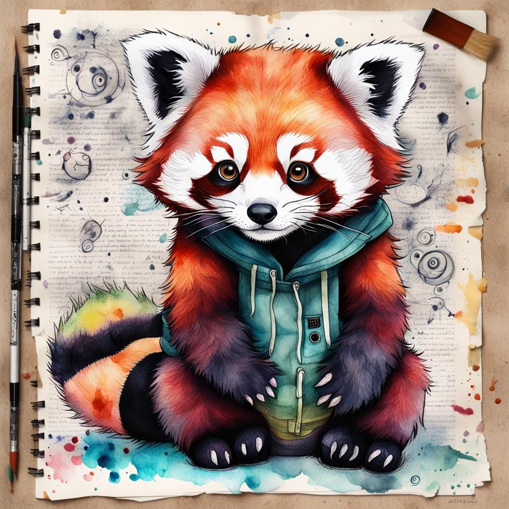 Red Panda sketch 