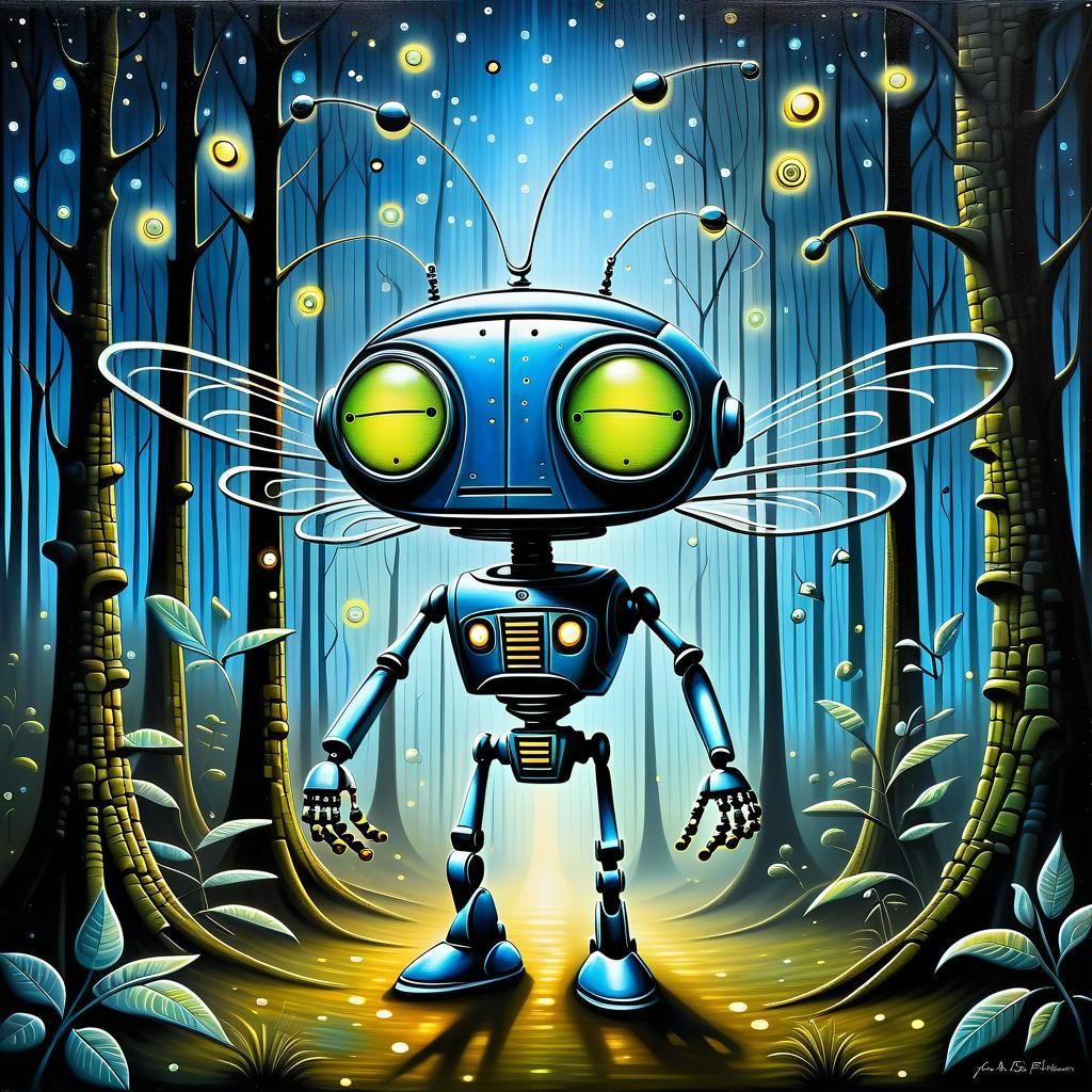 Robot and the Fireflies 4