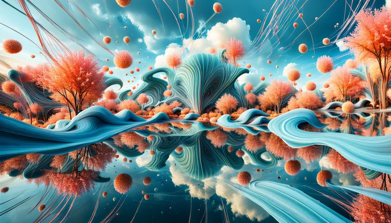 Naturalphoto, hyperreal, epic light, unknown abstract worlds...