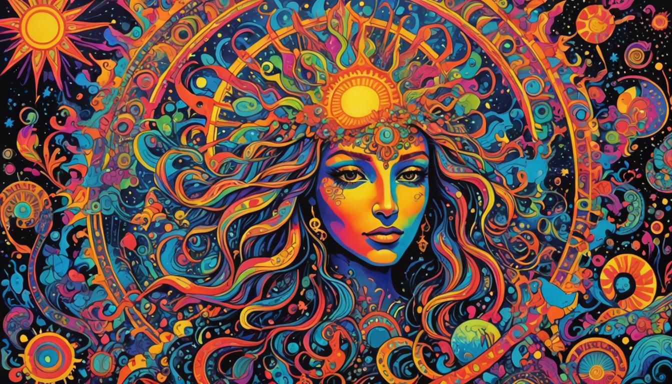 (Aquarius / Let the Sunshine In) psychedelic, trippy, abstract ...