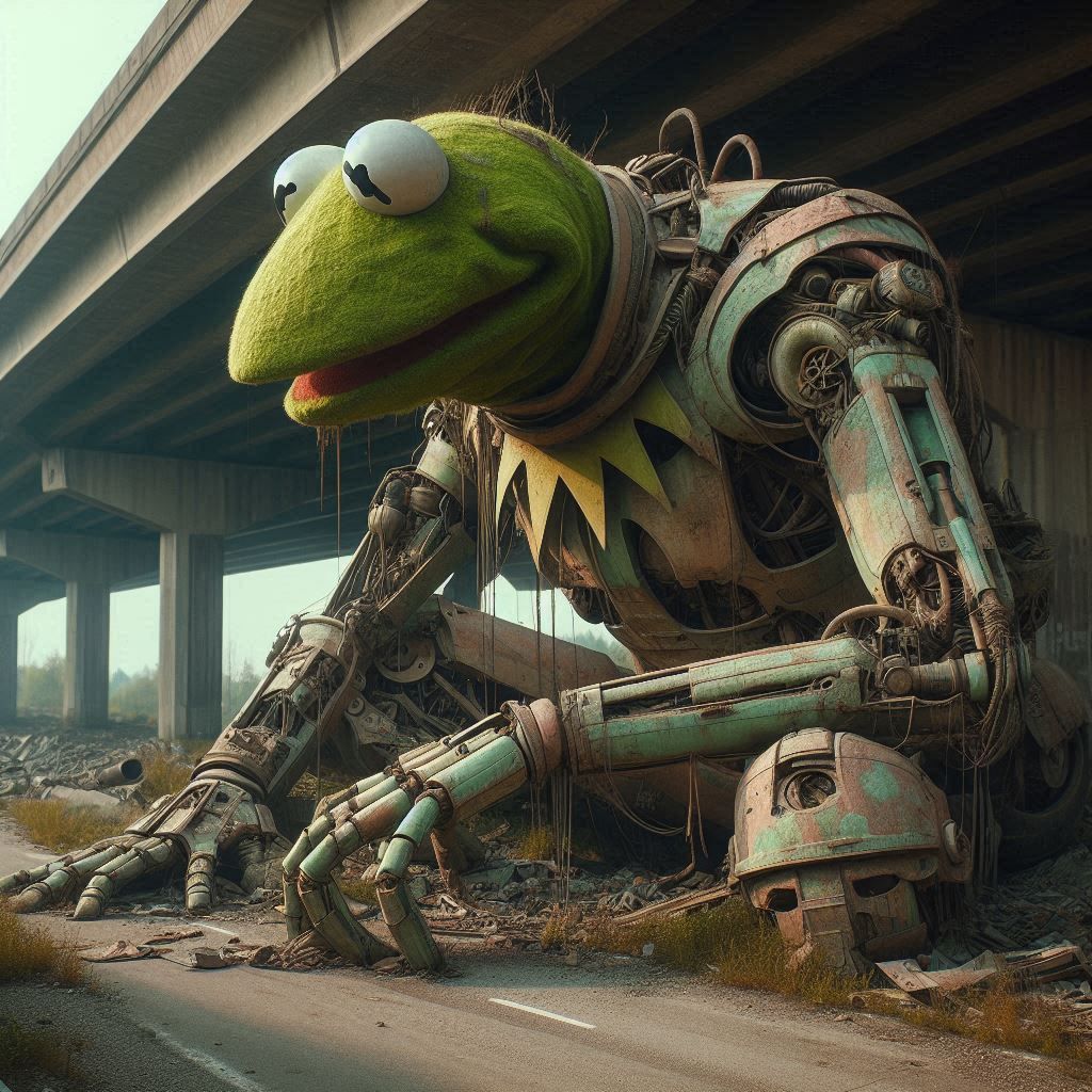 Collosal Kermit the Frog