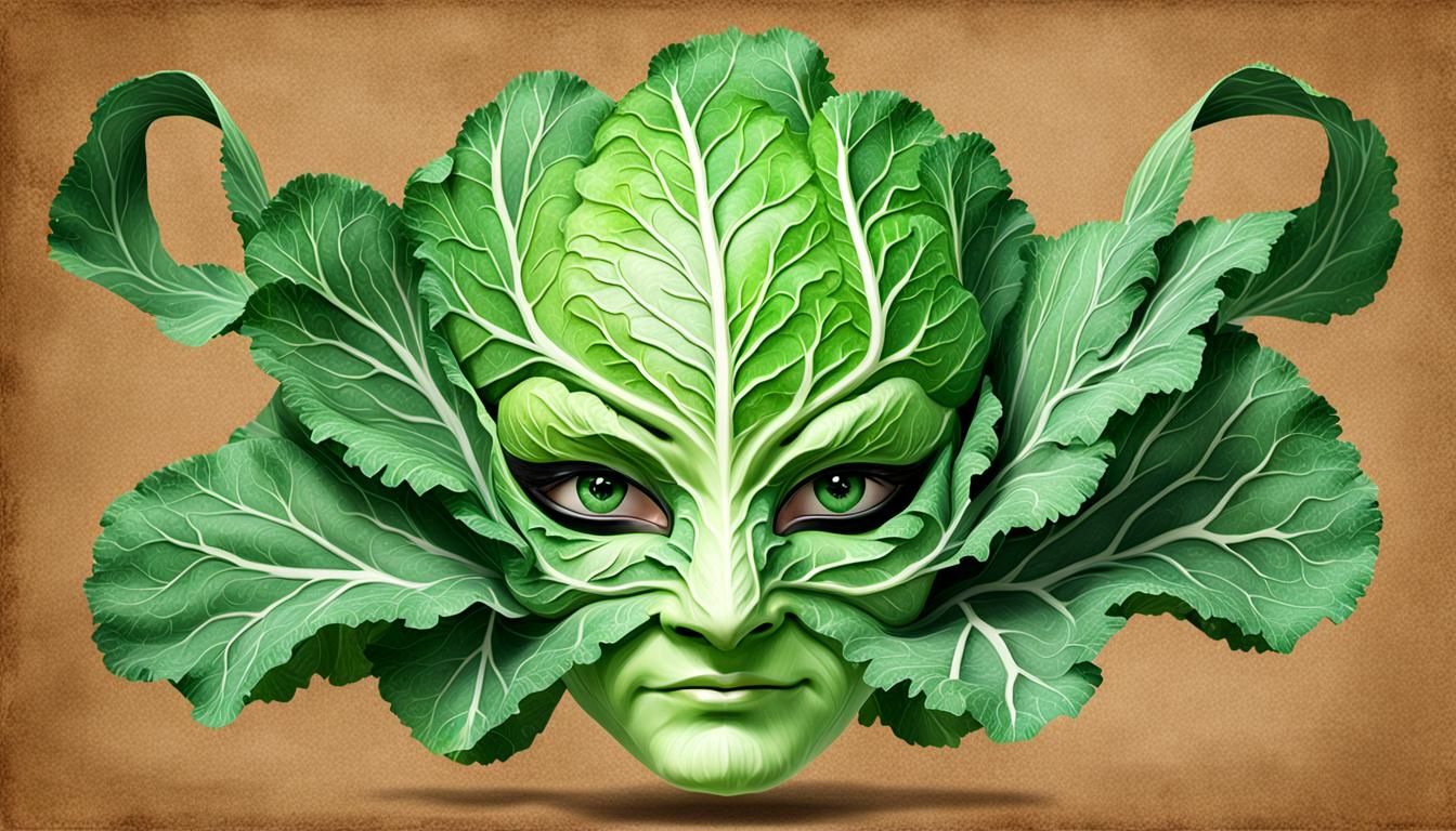 cabbage leaves mask --v 5.2