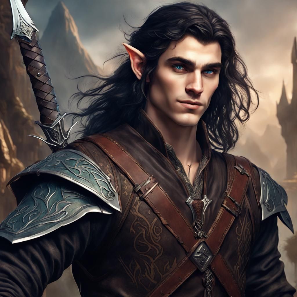 Elvish warrior or a rouge maybe - AI Generated Artwork - NightCafe Creator