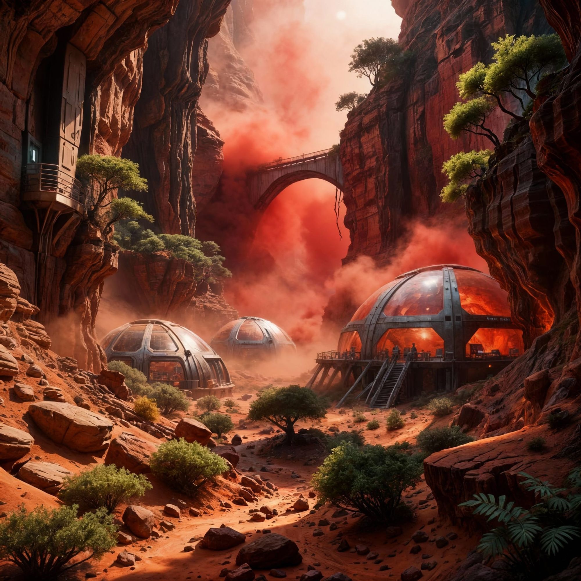 Life Surviving Mars