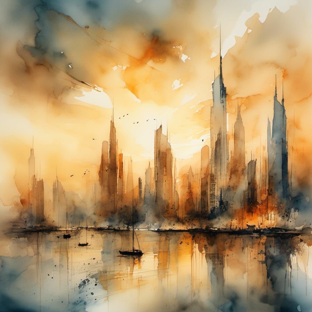 A city by the water
