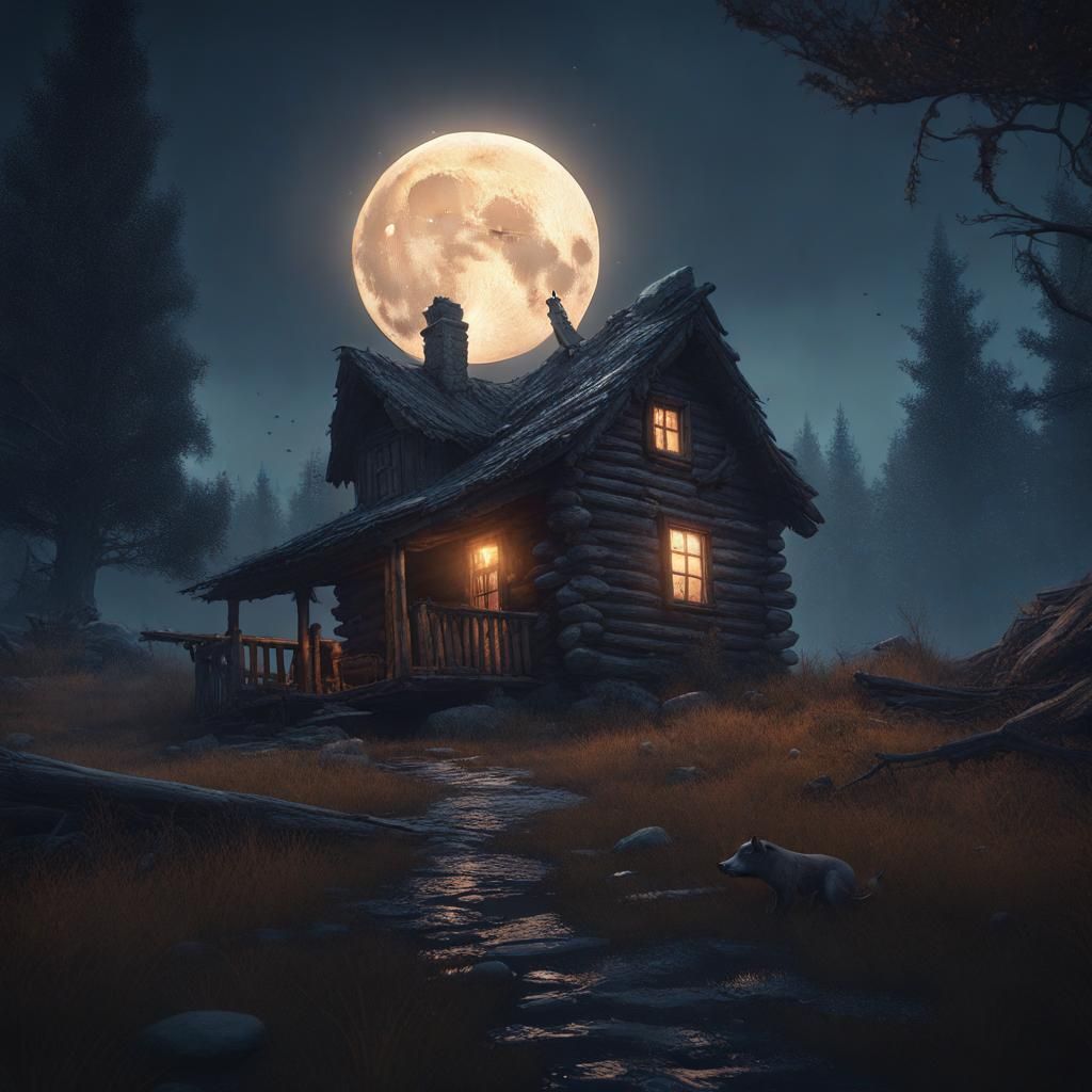 Spooky cabin