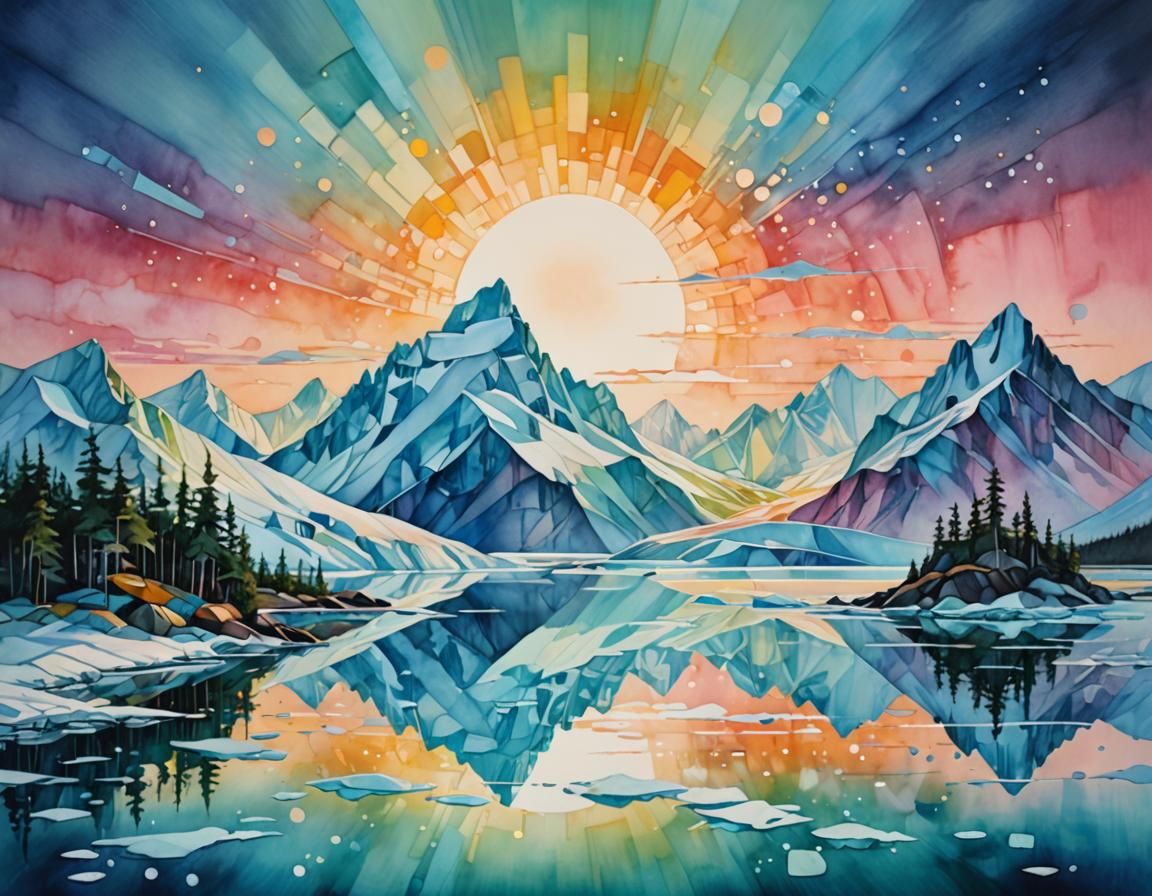 arctic sunrise  by @Amy 