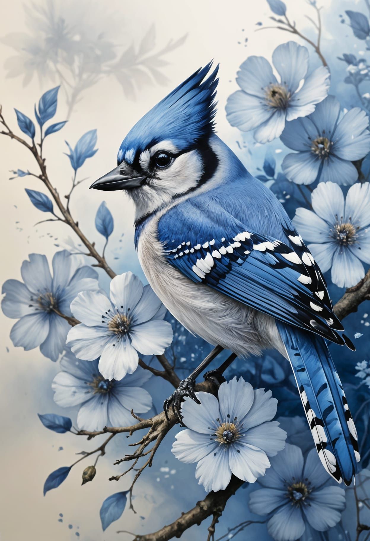 Little Blue Jay  by @Lau85