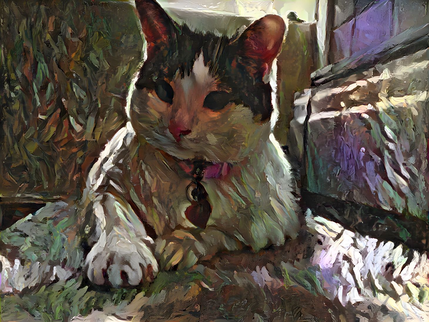 Cat painting