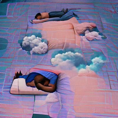 sleeping on our problems like we’ll solve them in our dreams