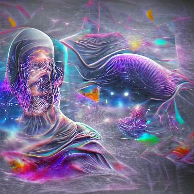 Holographic Astral Cosmic Dreamscape by Amaringo
