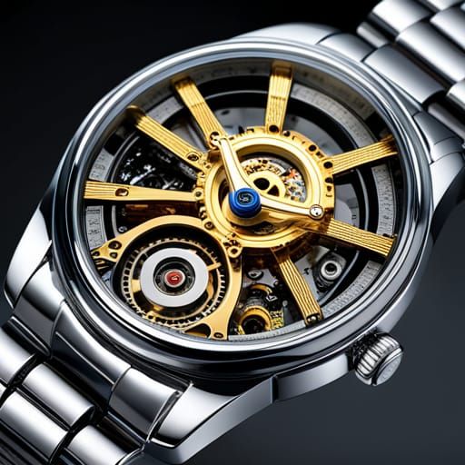 Product Wrist Watch, AI Generated Artwork NightCafe Creator