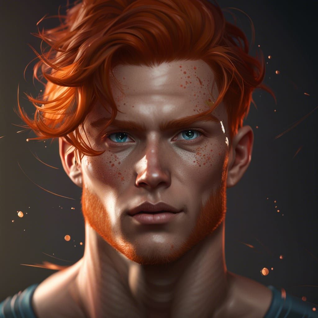 Ginger man - AI Generated Artwork - NightCafe Creator