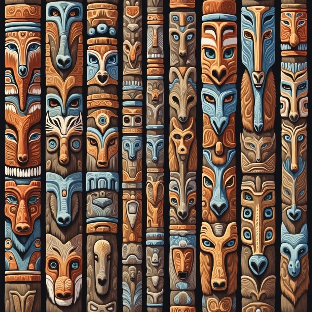 TOTEM  POLES