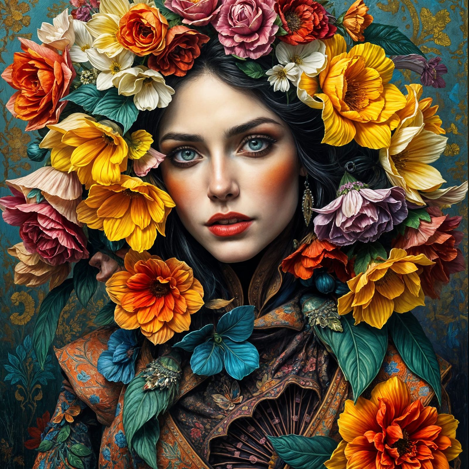 Miss Flower  by @Natalia W