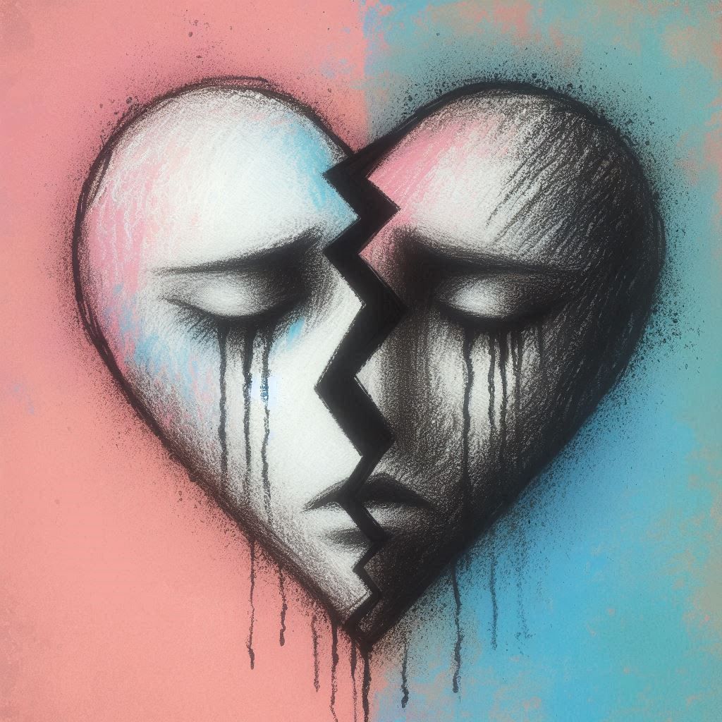 A breaking heart
