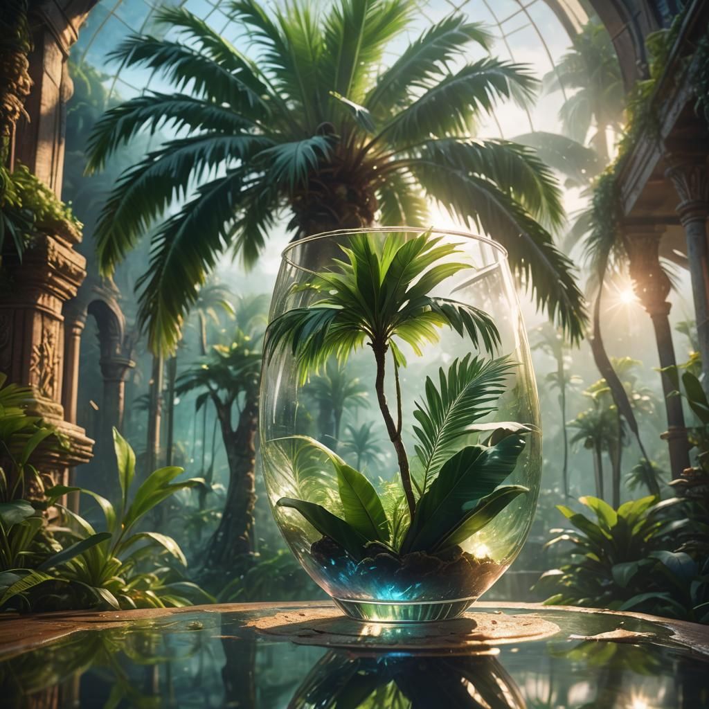 Glass Palm   by @Fotoqueen