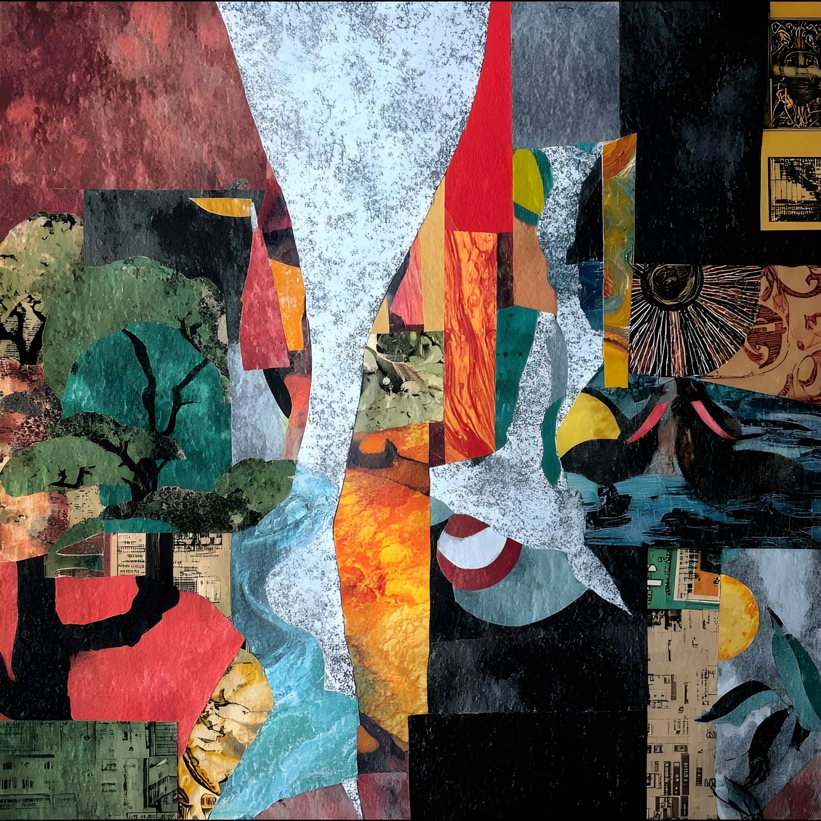 Abstract Collage