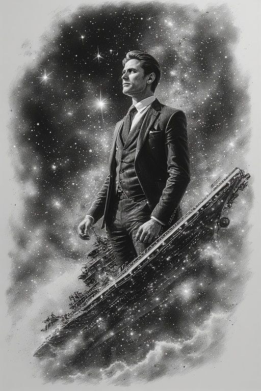 A sophisticated gentleman in a tailored suit, seemingly out ...