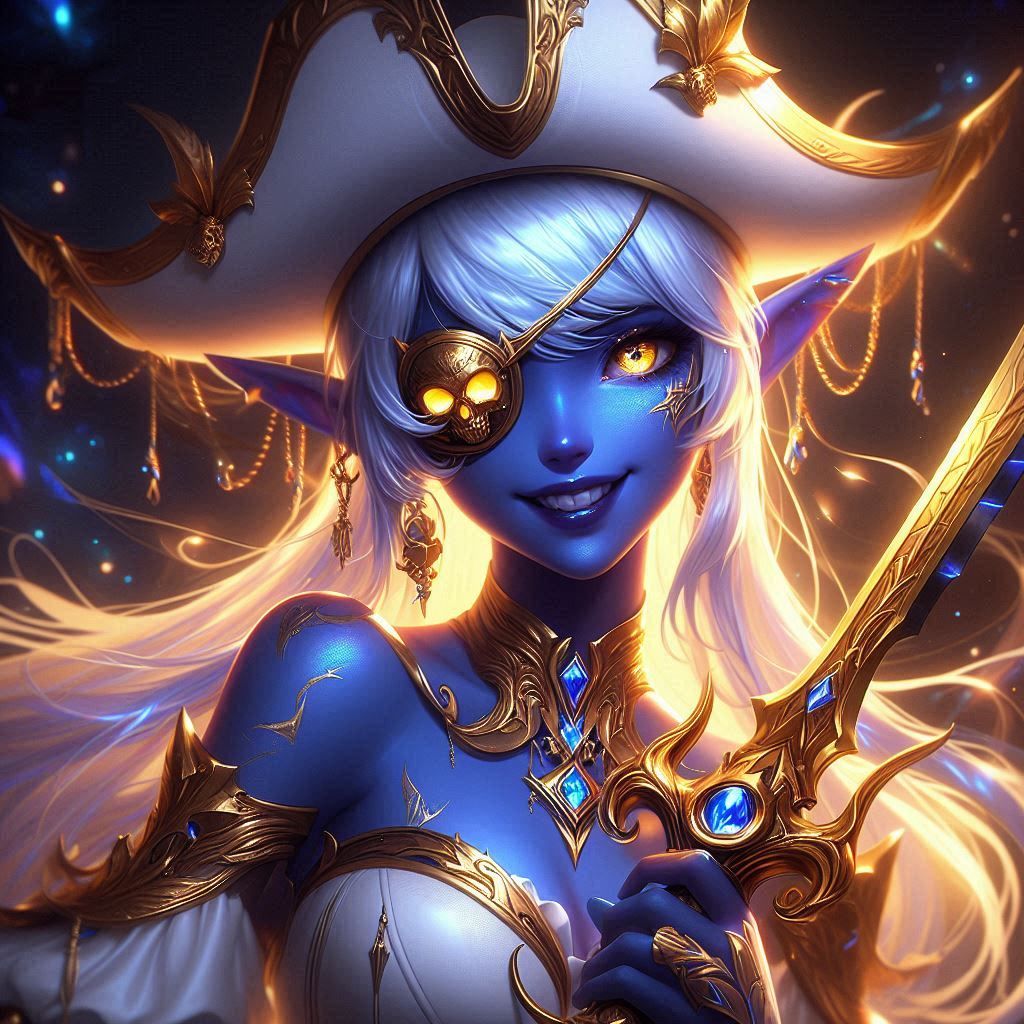 MISS WISTERIA DROW ELF PIRATE 8