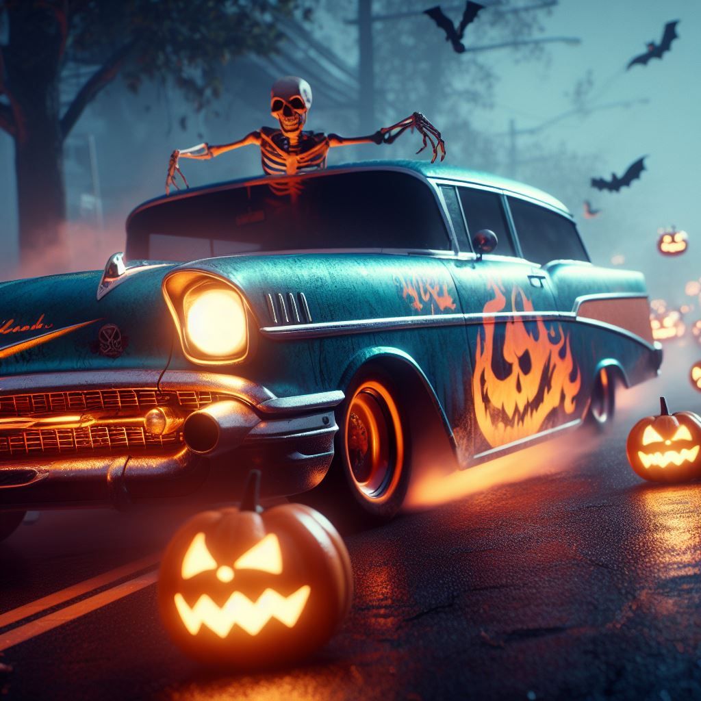 1955 Chevy Nomad Halloween Series V2