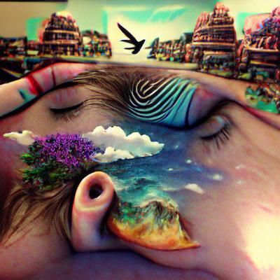 close your eyes and drift away to some place new