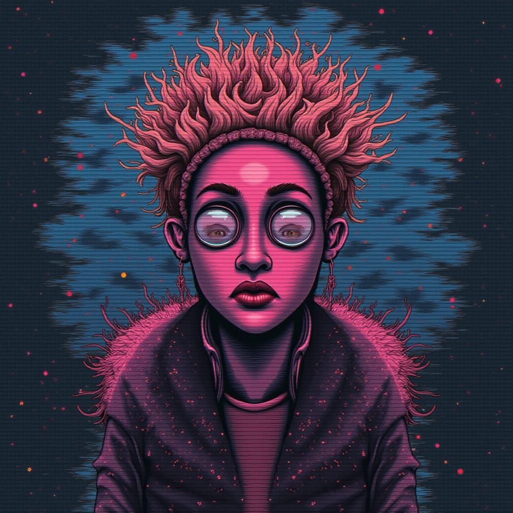 <lora:PU Glitch80:1.0>