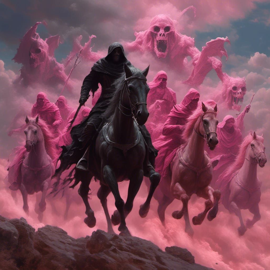 Fantasy Horse Riders in Hyperrealistic Style