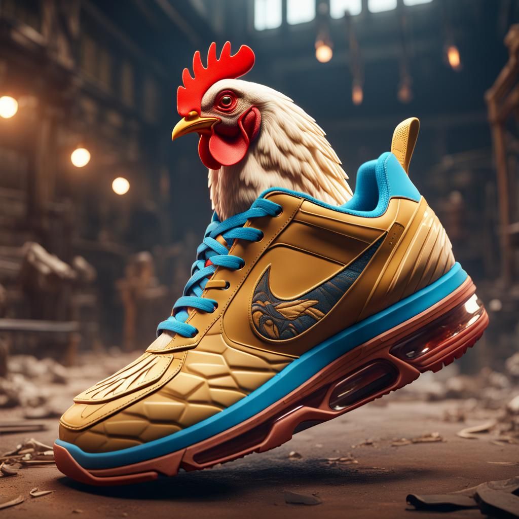 chicken nike shoes
