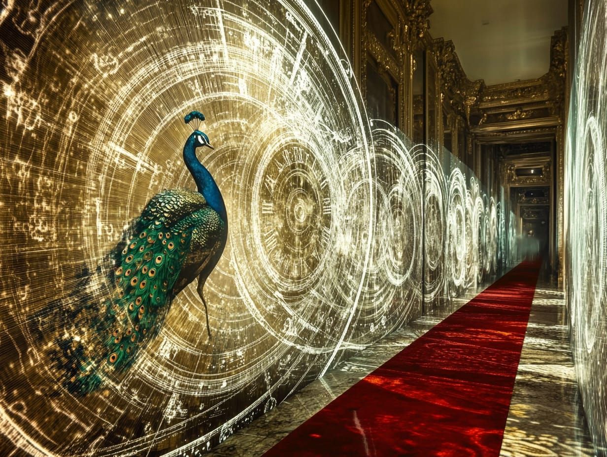 famous peacock