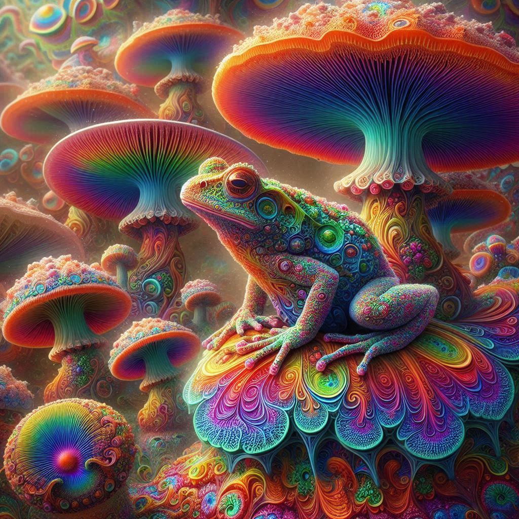 Psychedelic Frog