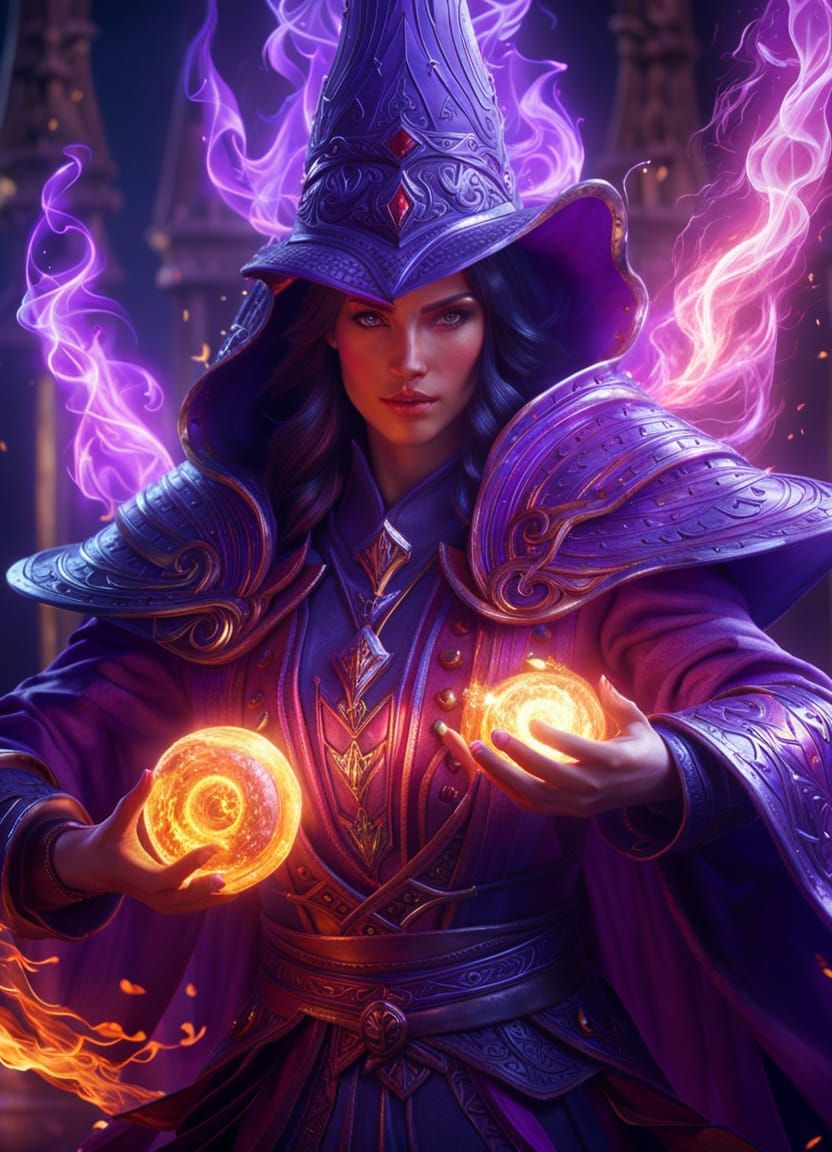 Infernal Archmage - AI Generated Artwork - NightCafe Creator