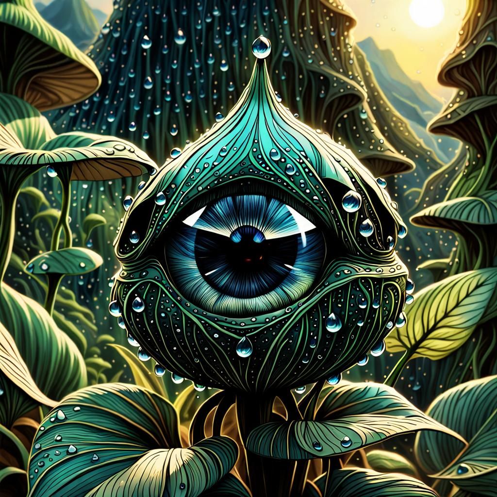 Cyclops Plant!!!! - AI Generated Artwork - NightCafe Creator