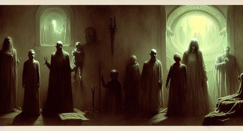 Family of Horror horror Gustave Doré Greg Rutkowski