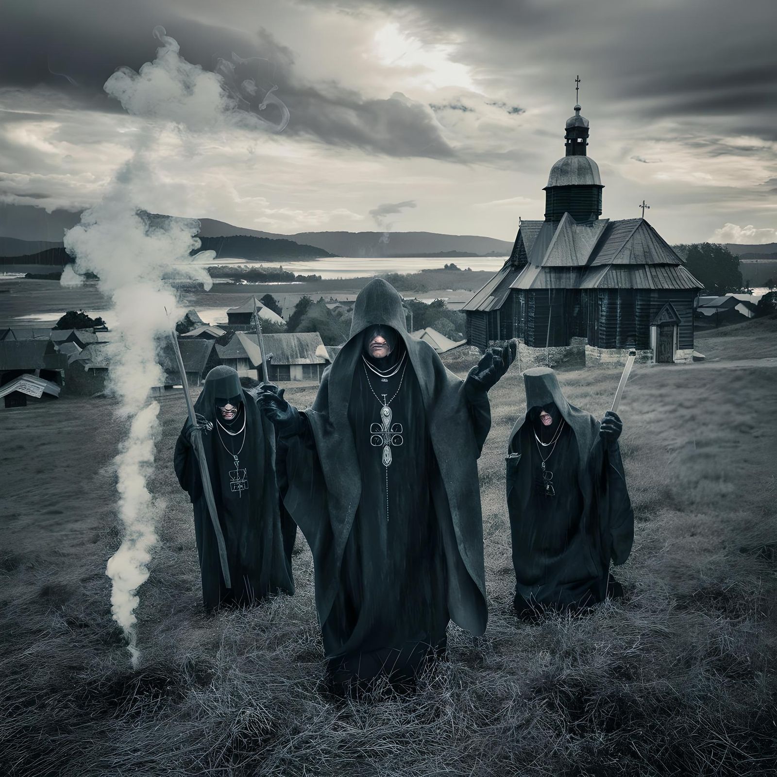 Monks from the Old Village