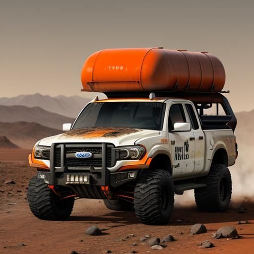 Old milk truck off road huge tires prerunner front bumper ho...