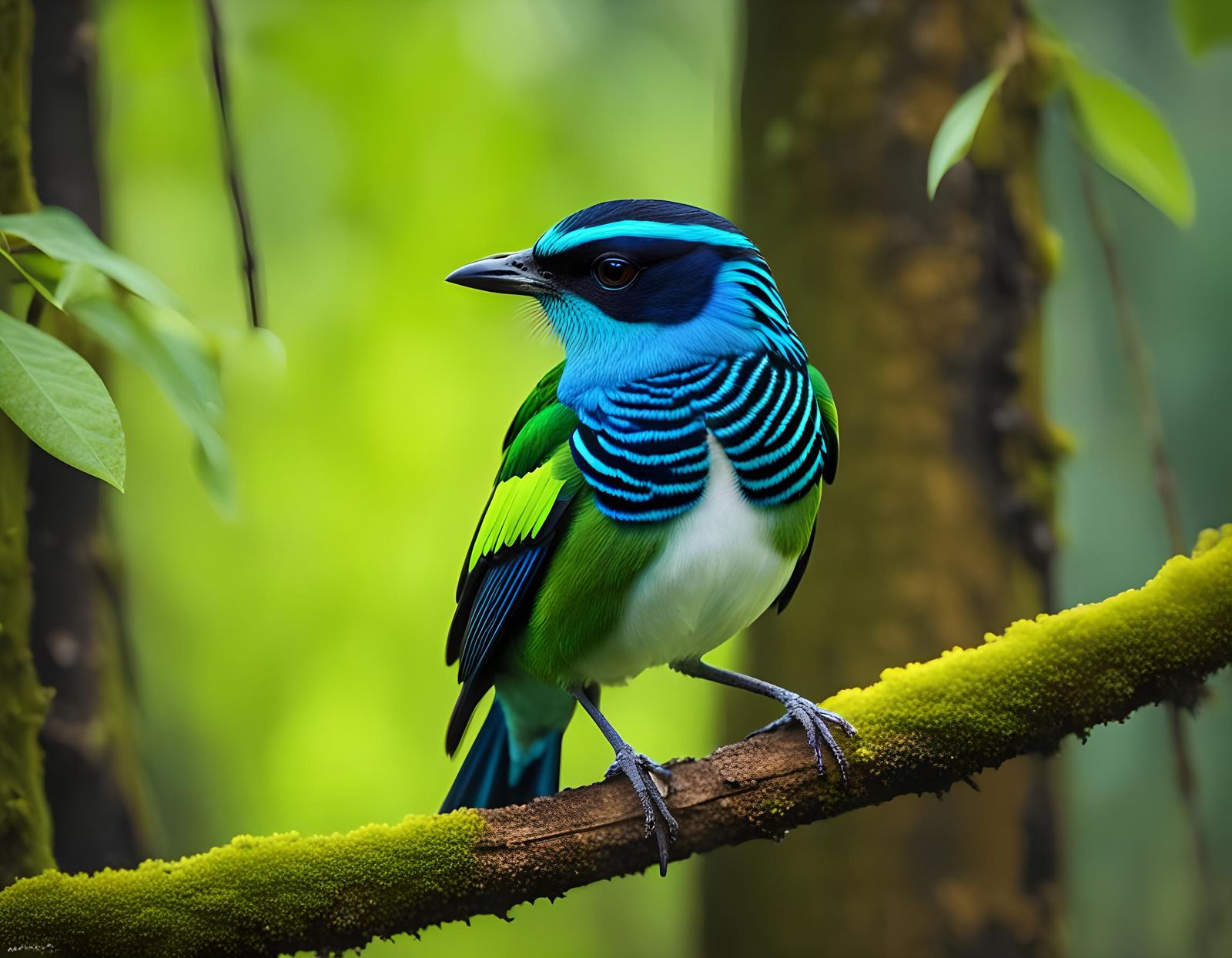 Blue-Headed Marbet   by @Marge