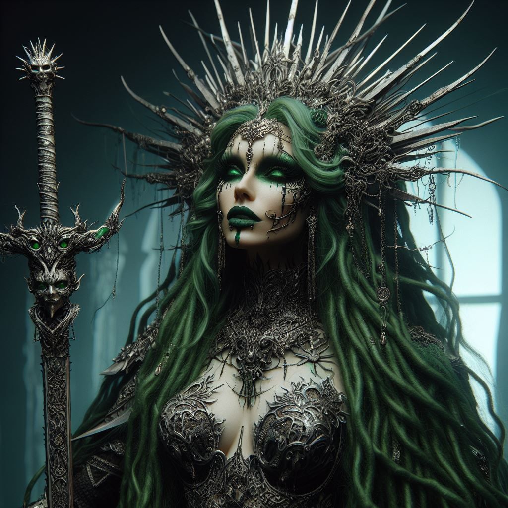 Zlenia, The Emerald Queen Of The Elves