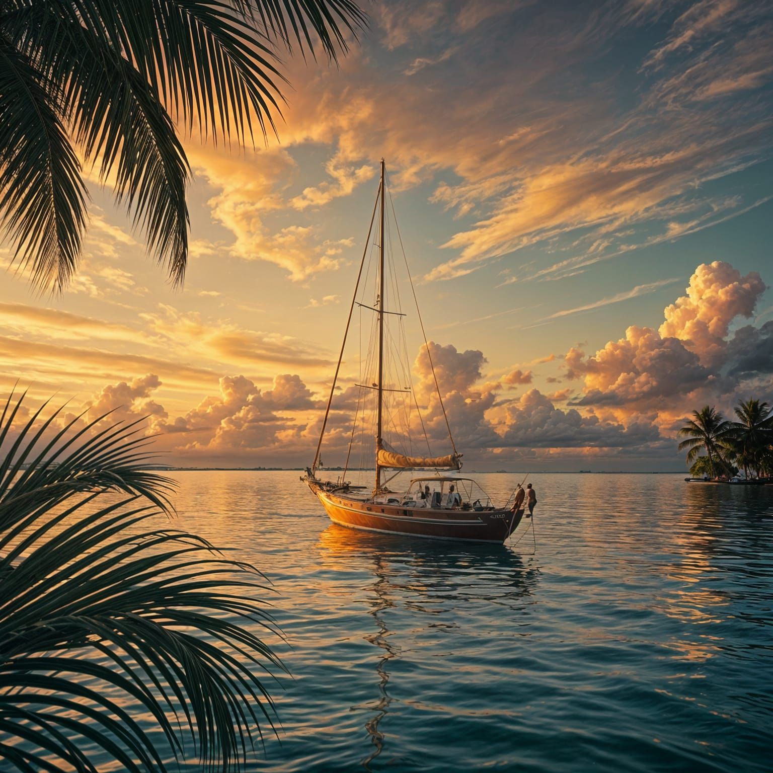 Lagoon at Isla Mujeres at Sunset   by @ChunkletProject