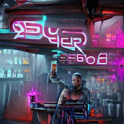 Cyborg bartender