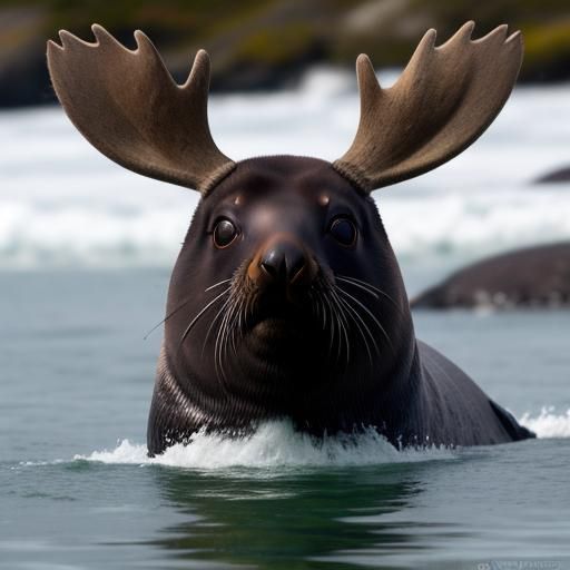 moose seal - AI Generated Artwork - NightCafe Creator