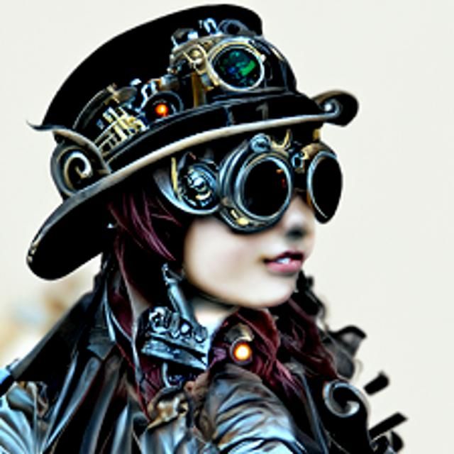 SteamPunk Hatter Women - AI Generated Artwork - NightCafe Creator