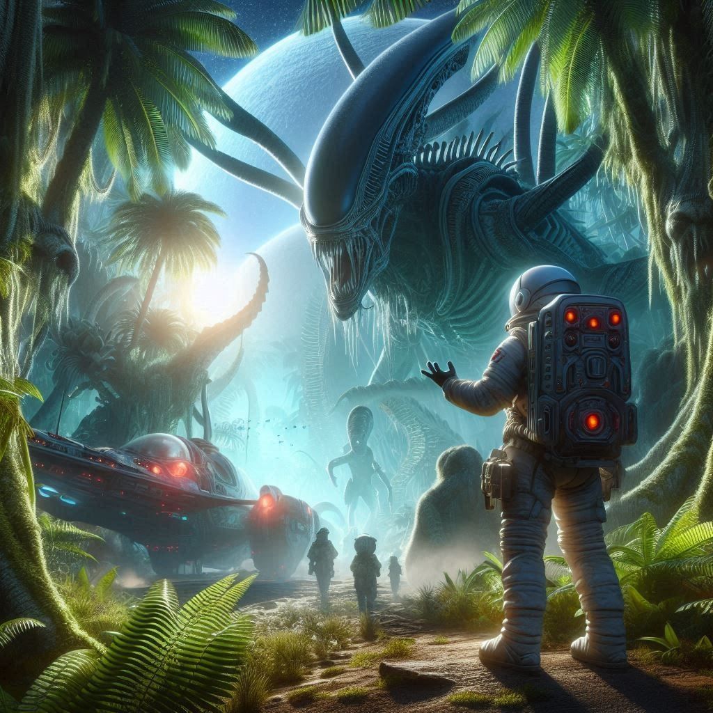 “Luminous Wilderness: Journeying Through an Exotic World #1”