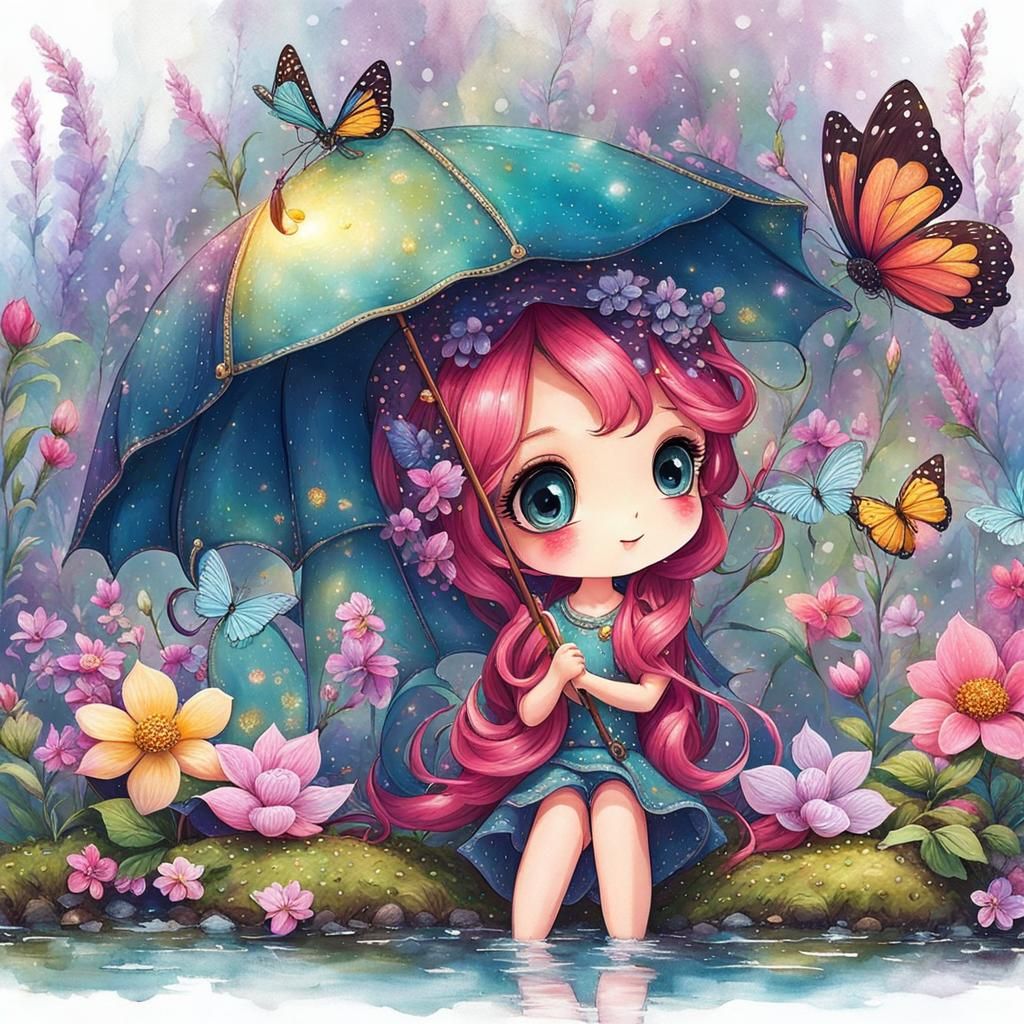 Floral Emoji Garden: A Digital Art Composition