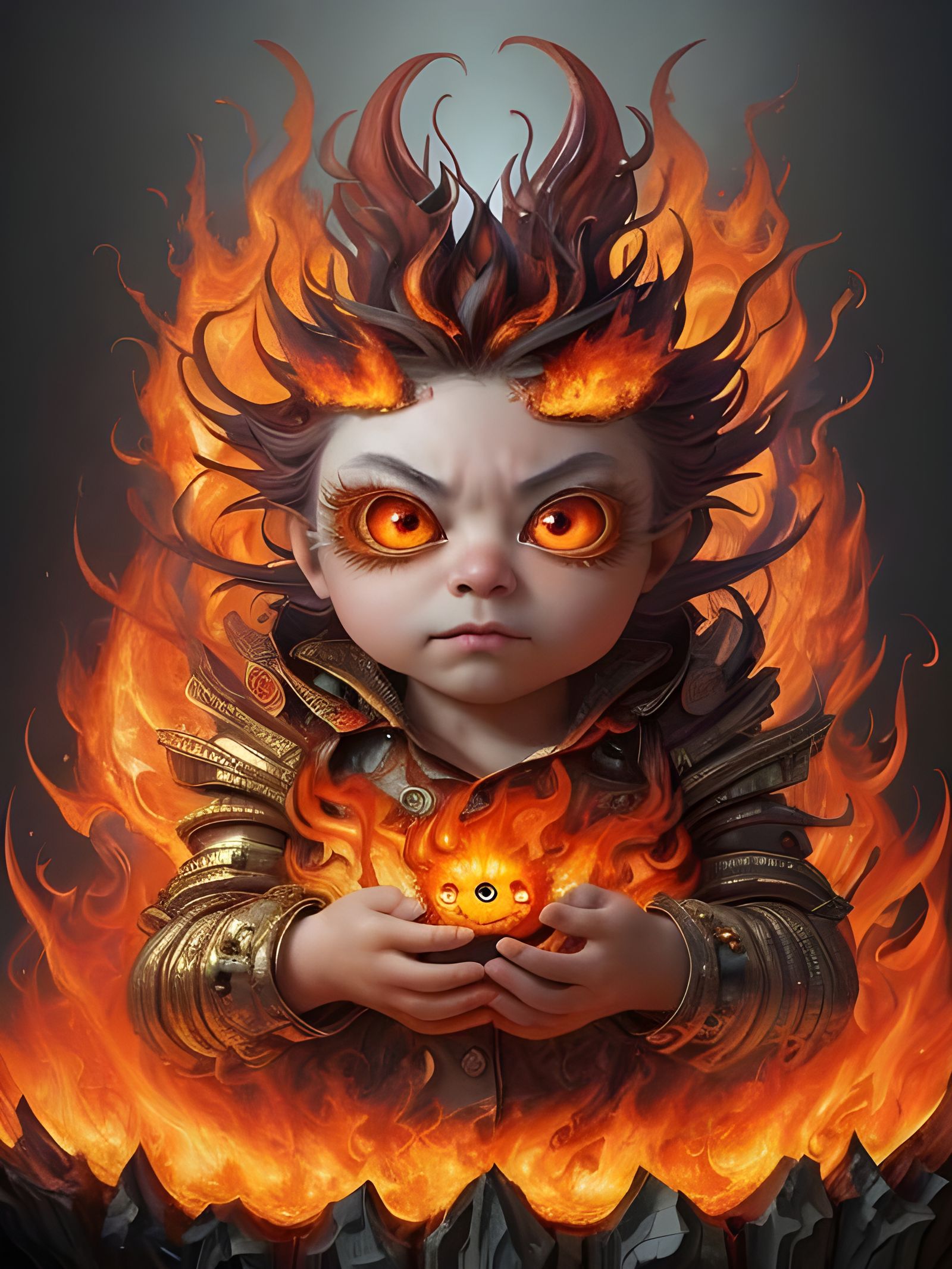 Fire Demon And His Pet AI Generated Artwork NightCafe Creator fire-demon-and-his-pet-ai-generated-artwork-nightcafe-creator
