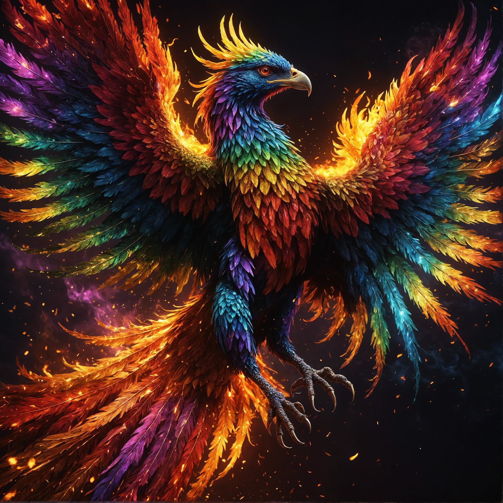 All the colors of fire