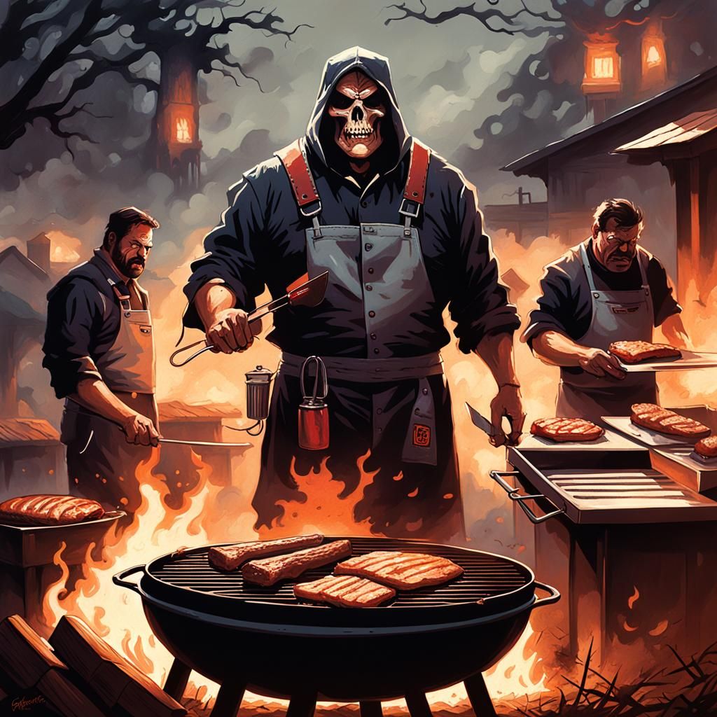 Barbecue  by @Poochamoo