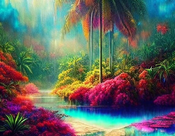 Tropical Landscape In 1.5