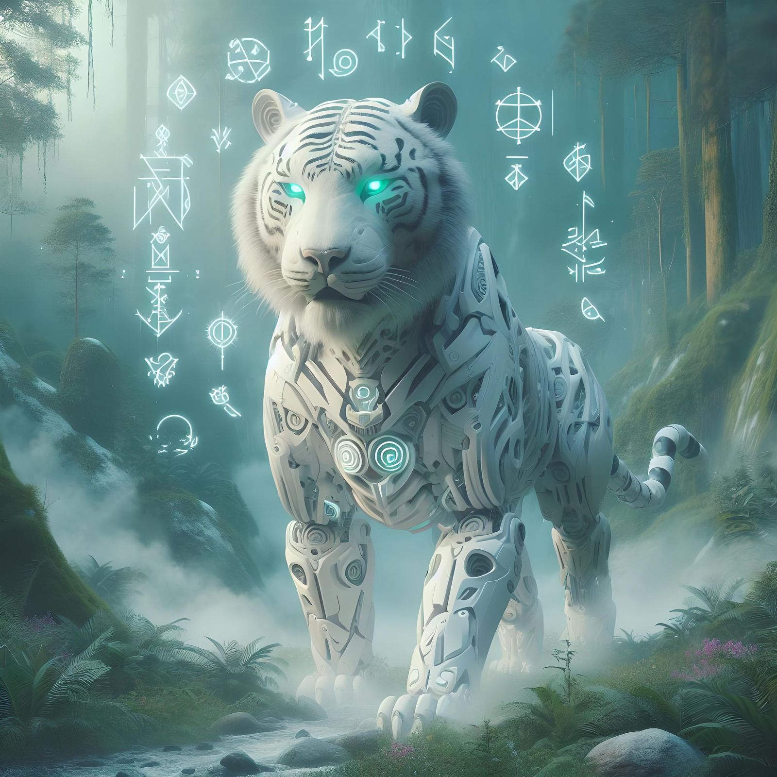 Mecha-Runic Tiger