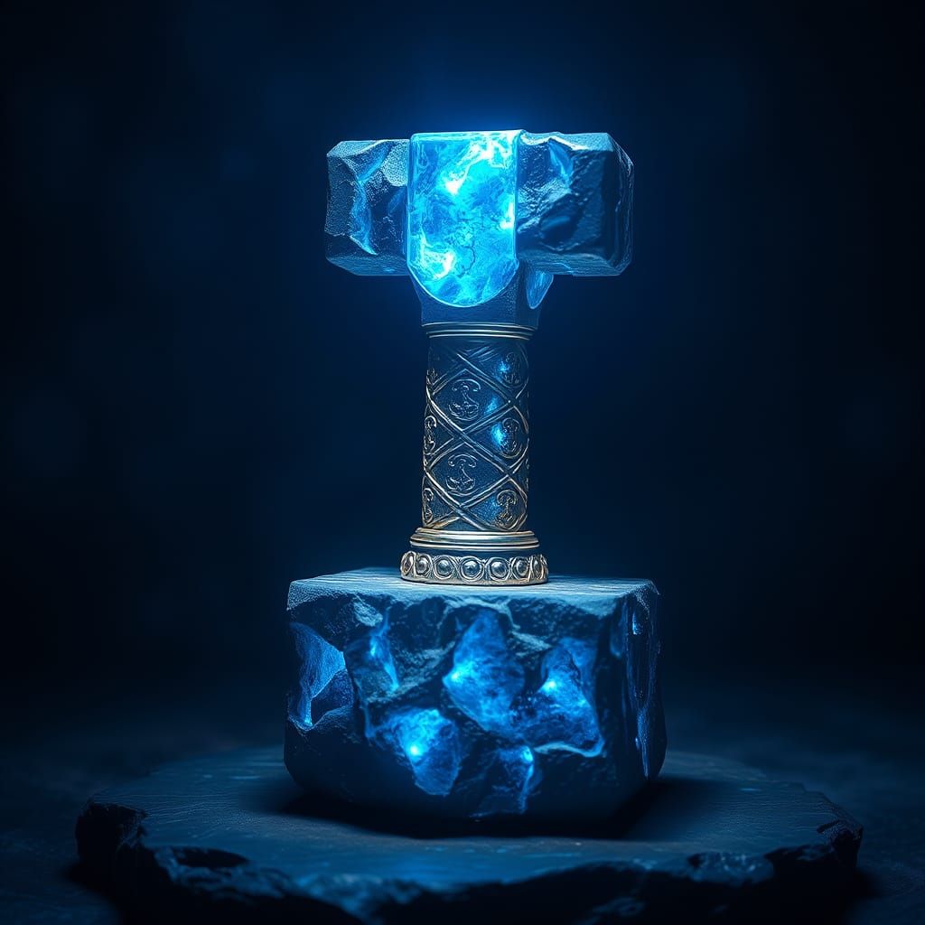 Lamp of mjölnir  by @Shintris